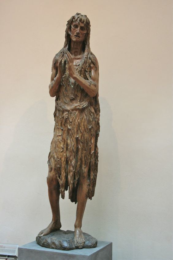 Penitent Magdalene (Donatello) Donatello Penitent Magdalene 1455 Sculpture 3D Material Pinterest