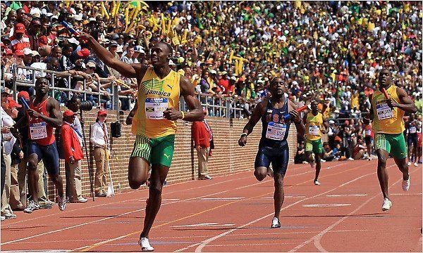 Penn Relays Bolt Anchors Jamaican 4x100 to Record Win at Penn Relays The New