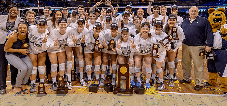 Penn State Nittany Lions women's volleyball Penn State women39s volleyball team wins seventh NCAA title Penn