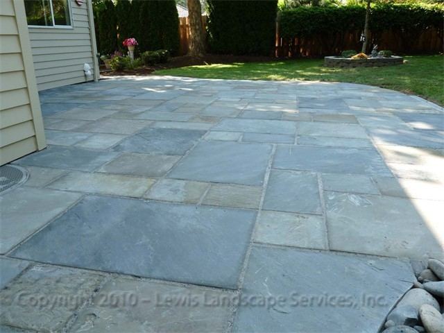 Pennsylvania Bluestone Lewis Landscape Services Bluestone Patios Portland Oregon