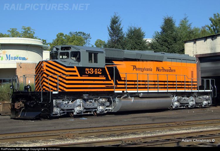 Pennsylvania Northeastern Railroad RailPicturesNet Photo PN 5342 Pennsylvania Northeastern EMD SD40