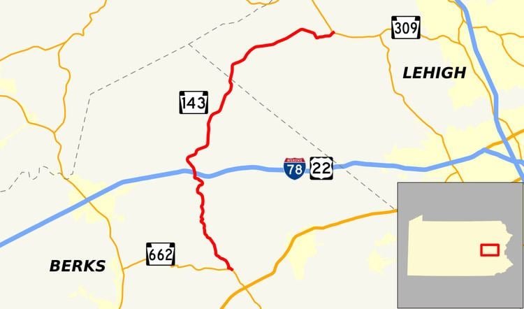 Pennsylvania Route 143