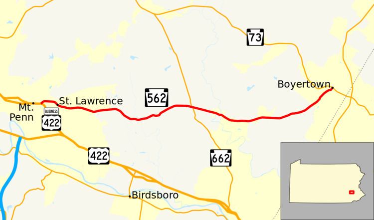Pennsylvania Route 562