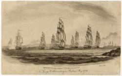 Penobscot Expedition Maine History Online A Naval Disaster The Penobscot Expedition