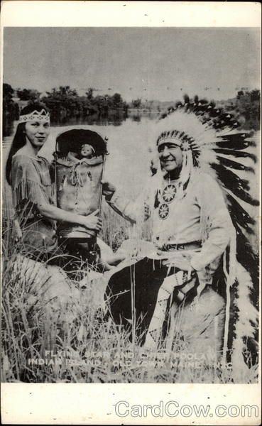 Penobscot Indian Island Reservation Penobscot Indian Island Reservation Flying star and Chief Poolaw