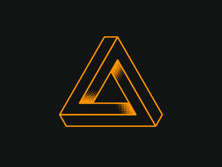 Penrose triangle Tags impossible triangle Dribbble