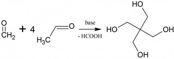 Pentaerythritol Synthesis of pentaerythritol PrepChemcom