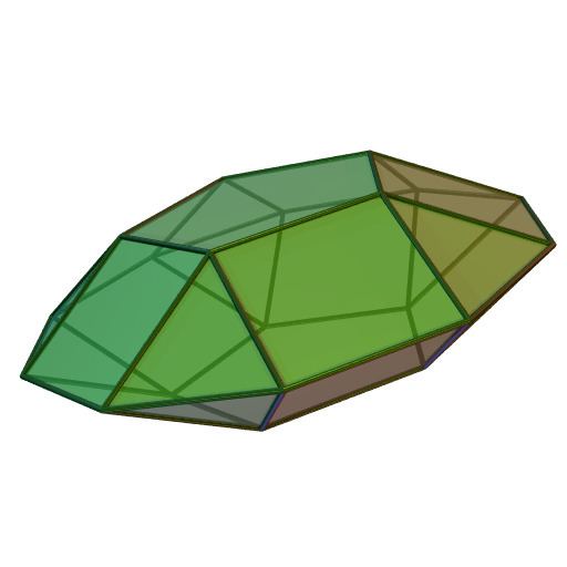 Pentagonal orthobicupola