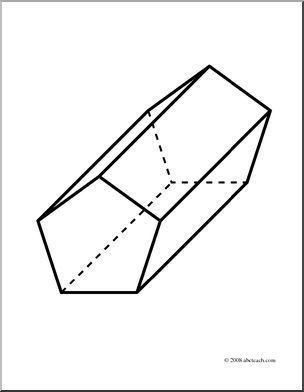 Pentagonal prism Pentagonal Prism Clipart Clipart Kid