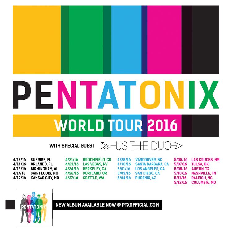 Pentatonix World Tour 2016 Pentatonix Official Website PTX WORLD TOUR 2016 ANNOUNCEMENT