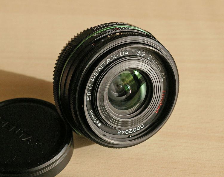 Pentax DA 21mm Limited lens