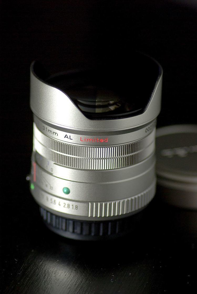 Pentax FA 31mm Limited lens