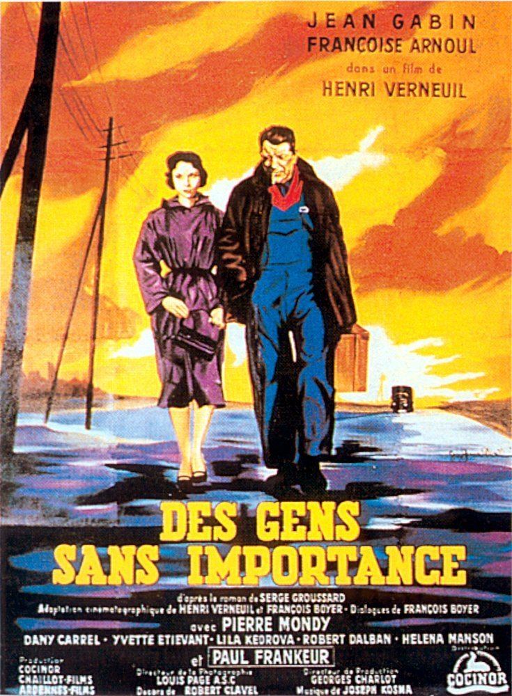 People of No Importance DES GENS SANS IMPORTANCE Affiche 1 France CINECLAP le cinma