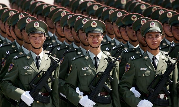 People's Liberation Army Grimacing while in formation Chinese People39s Liberation Army