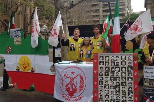 People's Mujahedin of Iran Iranians in Australia denounce human rights abuses in Iran