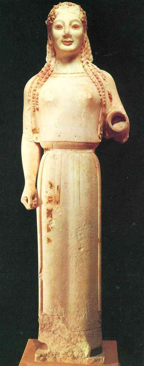 Peplos Kore Peplos Kore c 530 BCE from Acropolis Ahtens Archaic Art