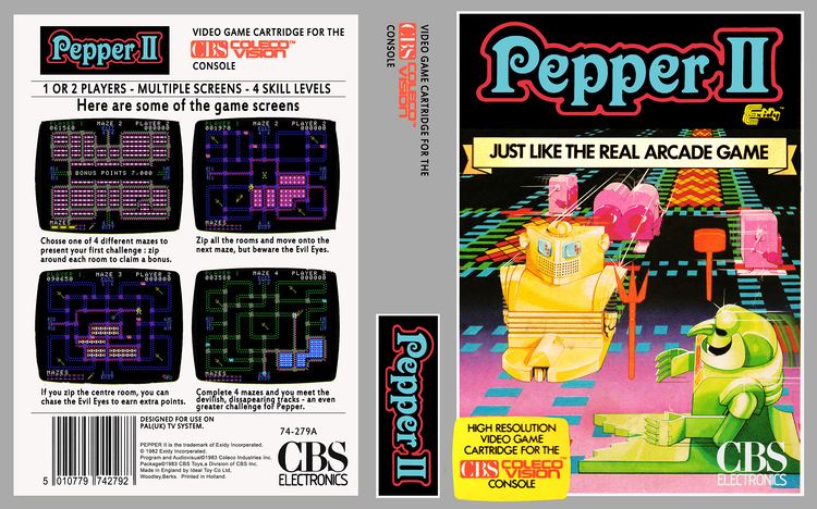 Pepper II RetroDaze GameBoxart Site