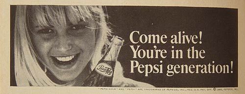 Pepsi Generation The Pepsi Generation What ever you say demonic fairhaire