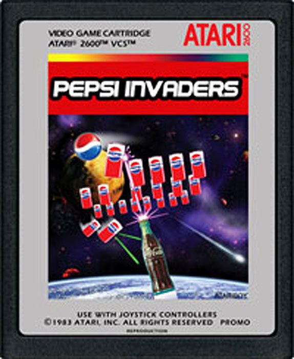 Pepsi Invaders www8bitcentralcomimagesreviewsatari2600peps