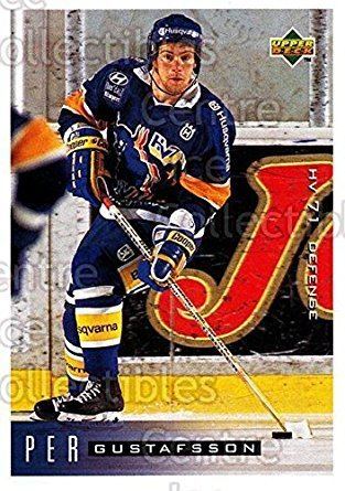 Per Gustafsson Amazoncom CI Per Gustafsson Hockey Card 199596 Swedish Upper