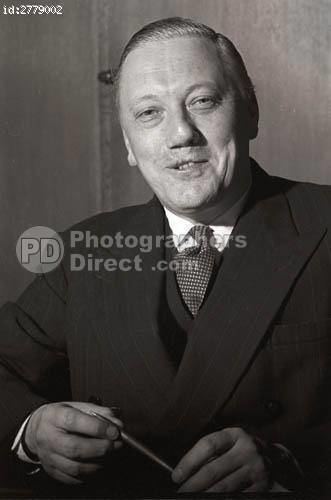 Percy Cudlipp PD Stock photo Percy Cudlipp Portrait Of Journalist 1955 1905 1962