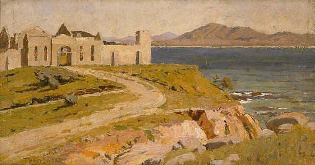 Percy Lindsay Old Trial Bay Gaol by Percy Lindsay The Collection Art Gallery NSW
