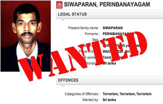 Nediyavan GOSL Names and Bans LTTE Fronts Nediyavan RECOGNIZING TERRORIST