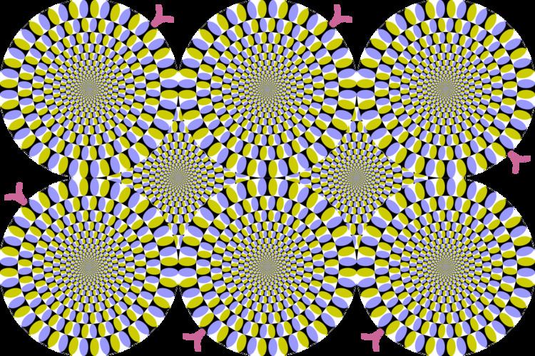 Peripheral drift illusion