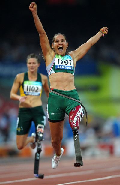 Perla Bustamante Perla Bustamante of Mexico wins Women39s 100m T42 gold