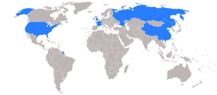 Permanent members of the United Nations Security Council