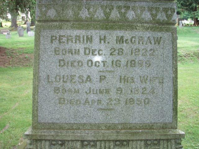 Perrin H. McGraw Perrin H MCGRAW 1822 1899 Find A Grave Memorial