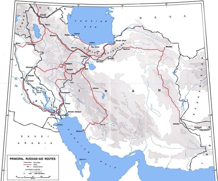 Persian Corridor The Persian Corridor and Aid to Russia