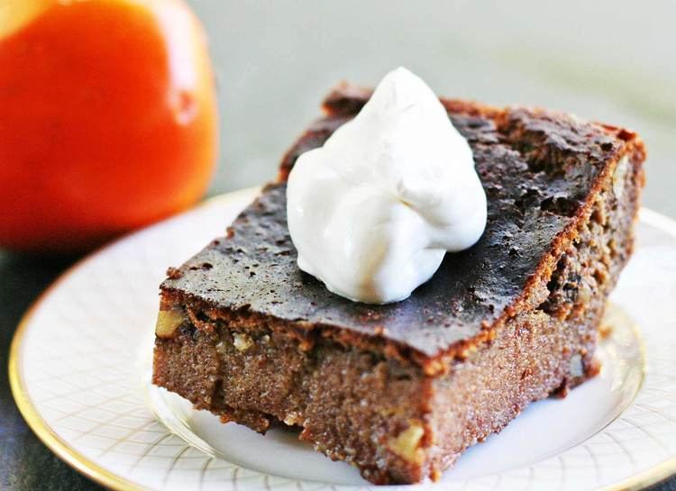Persimmon pudding Persimmon Pudding Cake Recipe SimplyRecipescom