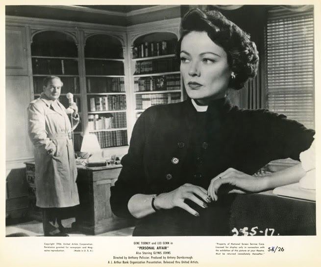 Personal Affair Hollywood Visage Personal Affair 1953 Gene Tierney and Adultery