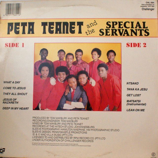 Peta Teanet AfroSynth PETA TEANET AND THE SPECIAL SERVANTS The Gospel Album
