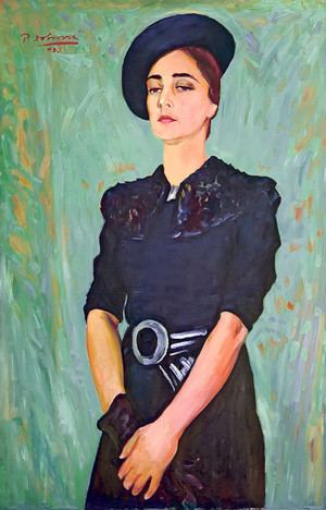 Petar Dobrović Portrait of Olga Dobrovic 1938 by Petar Dobrovic Serbian 18901942