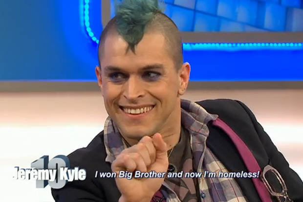 Pete Bennett Big Brother39s Pete Bennett reveals he is homeless on The