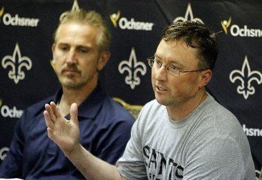 Pete Carmichael Jr. New Orleans Saints39 Pete Carmichael has firm grasp of the plan of