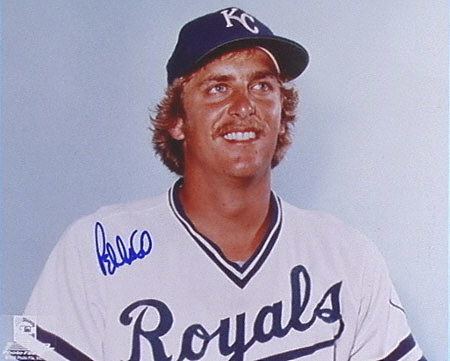 Pete LaCock Pete Lacock Kansas City Royals 8X10 Autographed Photograph
