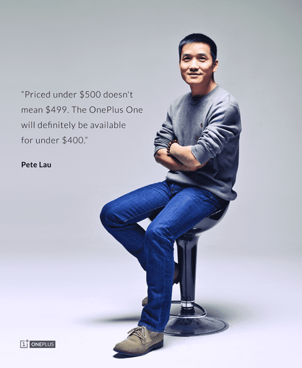 Pete Lau OnePlus One price information revealed