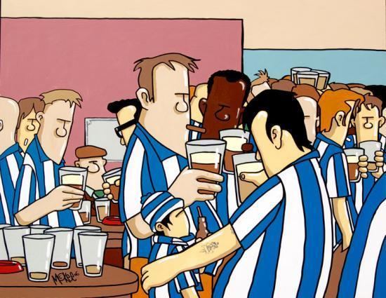 Pete McKee The not so secret diary of Andy Gillespie Footy art PETE McKEE