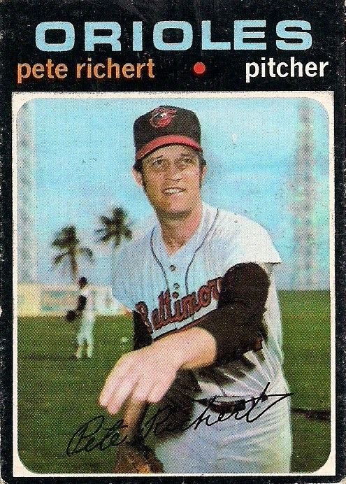 Pete Richert Topps 1971 no 273 pete richert