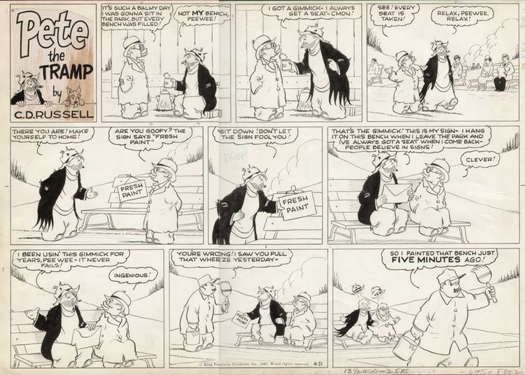 Pete the Tramp The Saturday Comics Pete the Tramp Mr Blog39s Tepid Ride