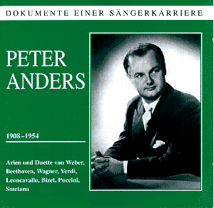 Peter Anders (tenor) Peter Anders Arias and Duets PREISER 93436 GF Classical CD