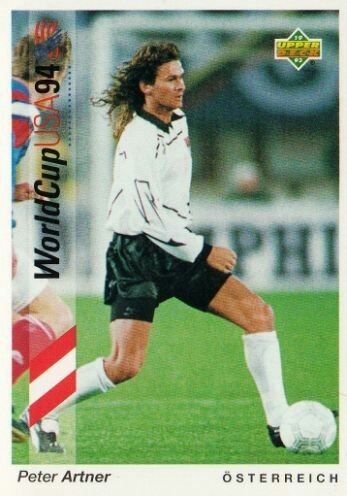 Peter Artner Peter Artner of Austria 1994 World Cup Finals card World Cup USA