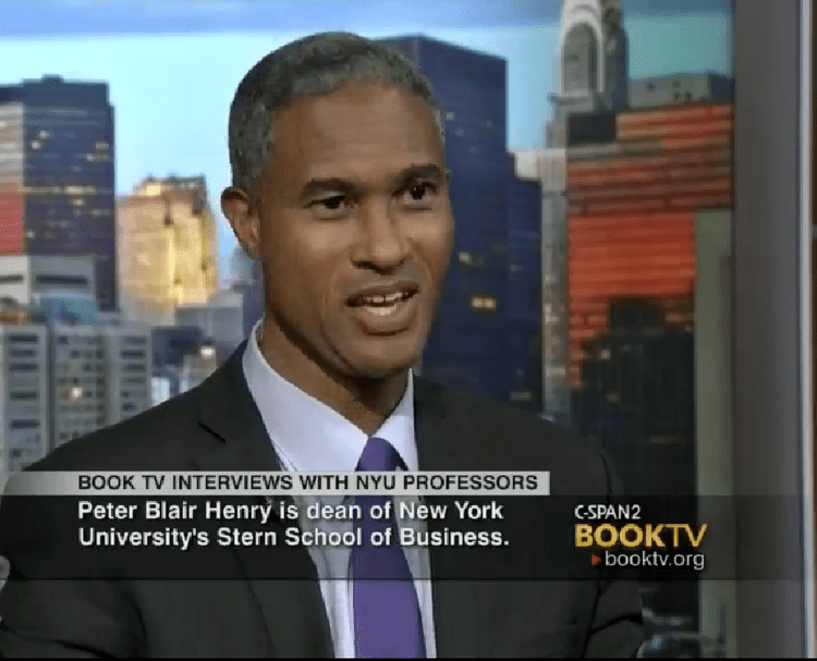 Peter Blair Henry NYU Stern Dean Peter Henry Discusses Turnaround With Book TV NYU