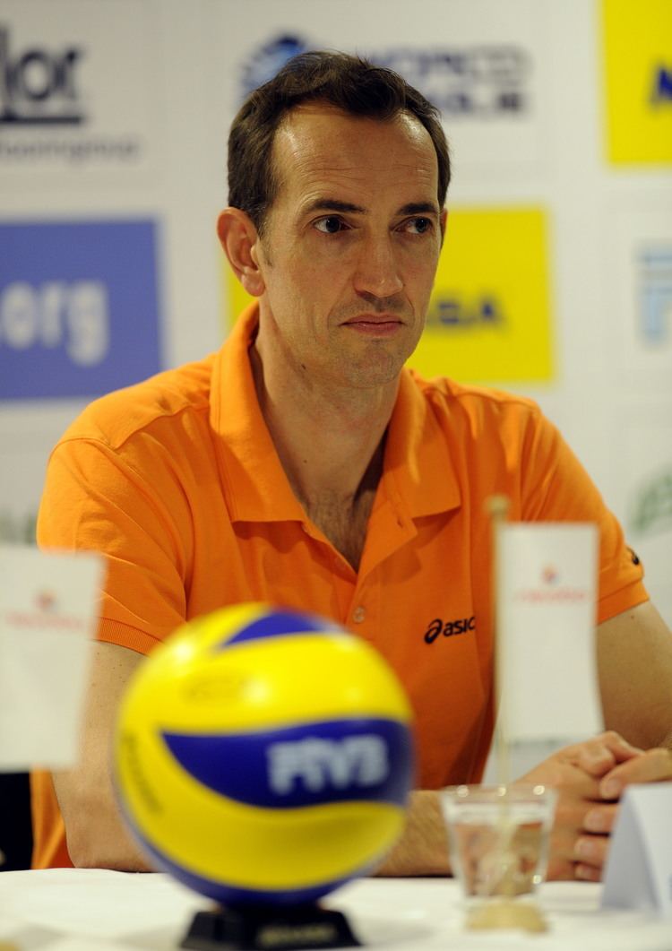 Peter Blangé Press conference with Dutch coach Peter Blange