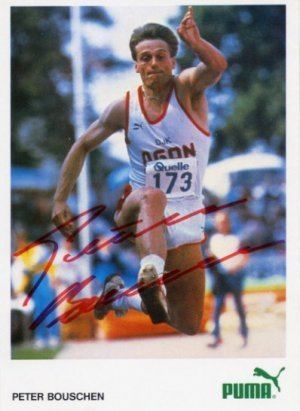 Peter Bouschen Los Angeles Triple Jump Olympian PETER BOUSCHEN Hand Signed Photo