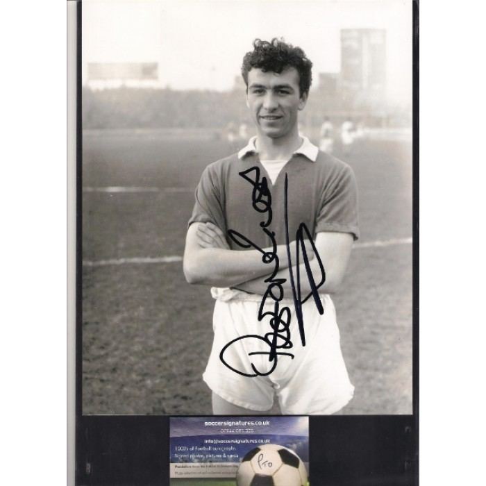 Peter Brabrook Autographed picture of Chelsea footballer Peter Brabrook