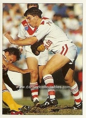 Peter Coyne (rugby league) 1992 Select Rugby League Sticker no 237 Peter Coyne St George
